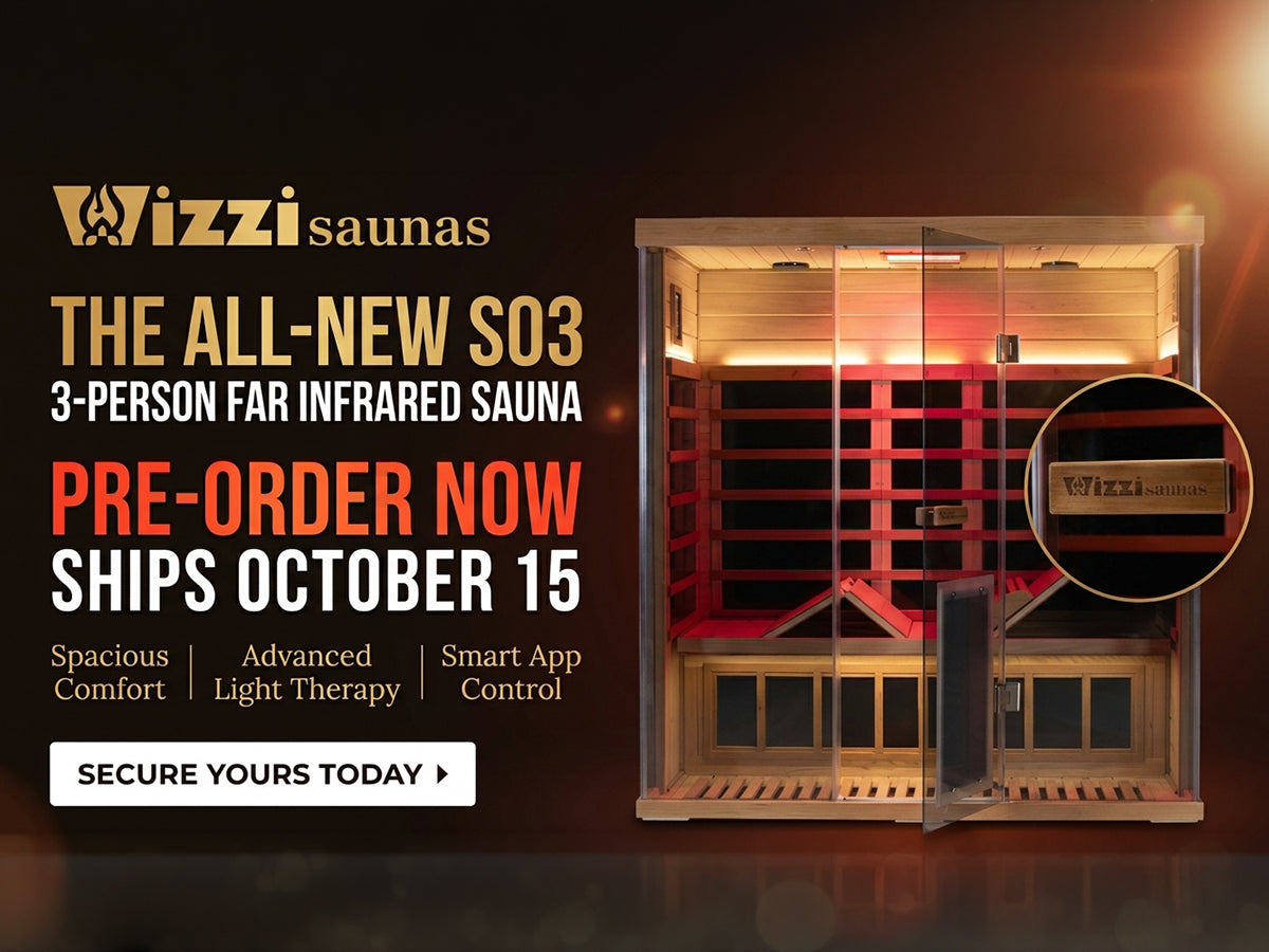 Upgrade Your Home Wellness: Pre-Order the All-New Wizzisauna S03 3-Person Far Infrared Sauna
