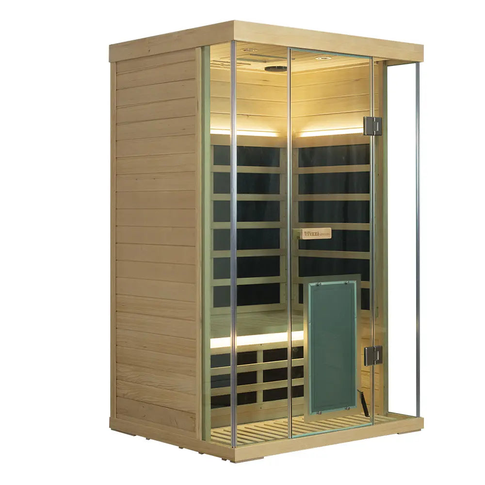 Wizzisaunas SH02 2 Person Full Spectrum Infrared Sauna Low EMF image 15