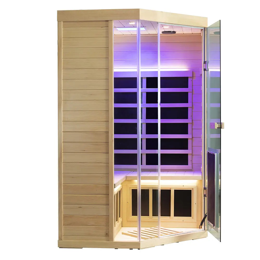 Wizzisaunas SH07 2-3 Person Full Spectrum Infrared Sauna low EMF image 5