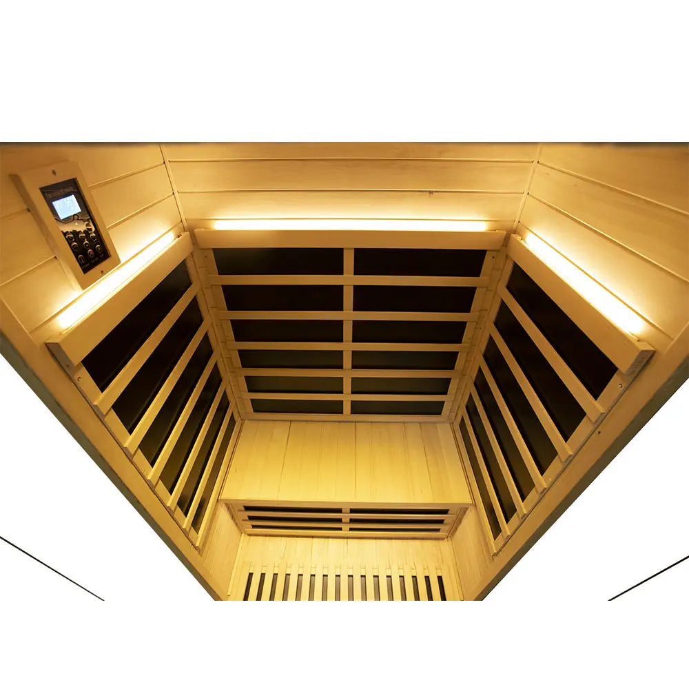 Wizzisaunas SH02 2 Person Full Spectrum Infrared Sauna Low EMF image 5