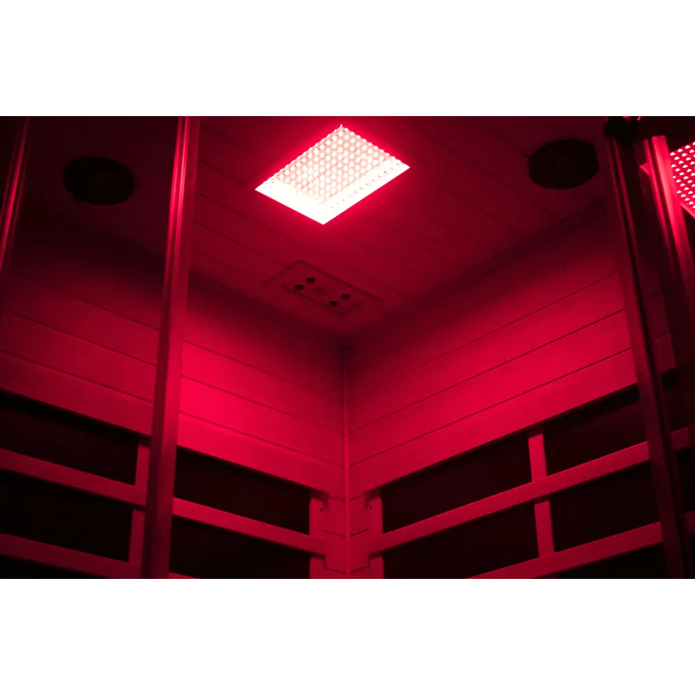 Wizzisaunas SR07 2-3 Person Full Spectrum Infrared Sauna Red Cedar Low EMF image 11