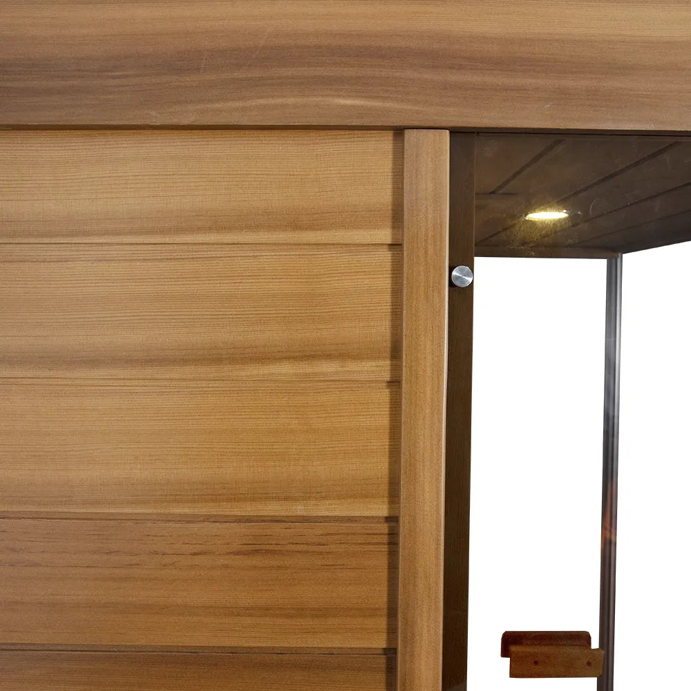 Wizzisaunas 909MRX Full Spectrum Infrared Sauna 1 Person | Red Cedar Low EMF image 5