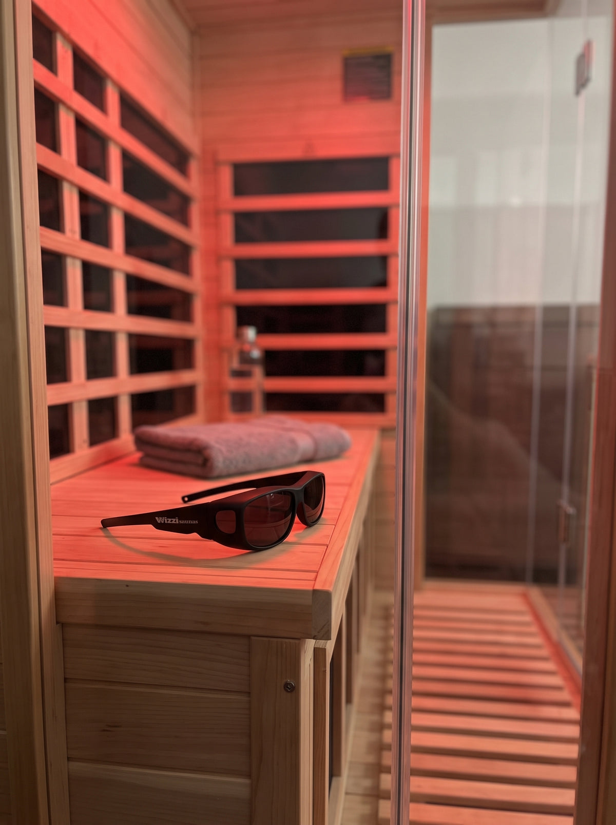 Wizzi Saunas Wraparound Red Light Therapy Glasses