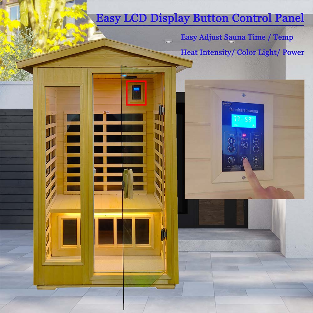 VB02 2 Person Outdoor Infrared Sauna