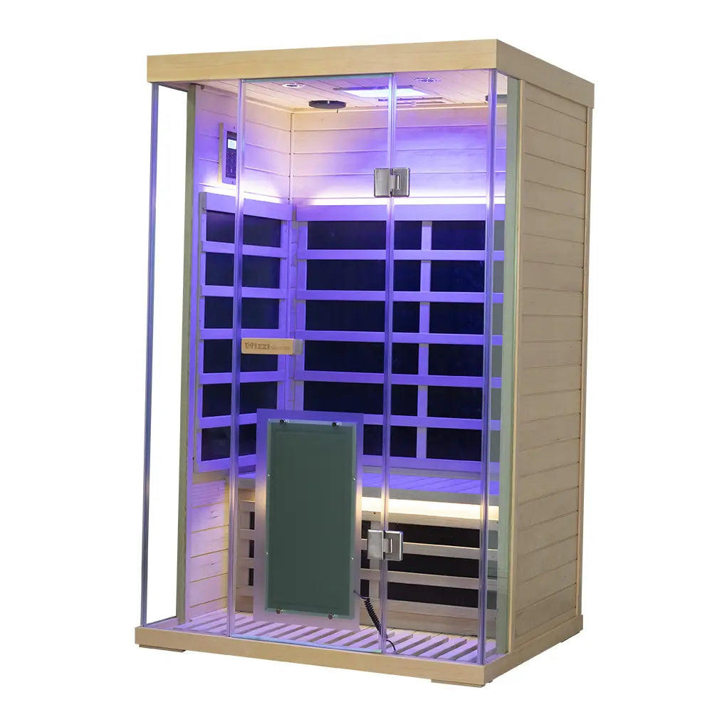 Wizzisaunas SH02 2 Person Full Spectrum Infrared Sauna Low EMF image 6