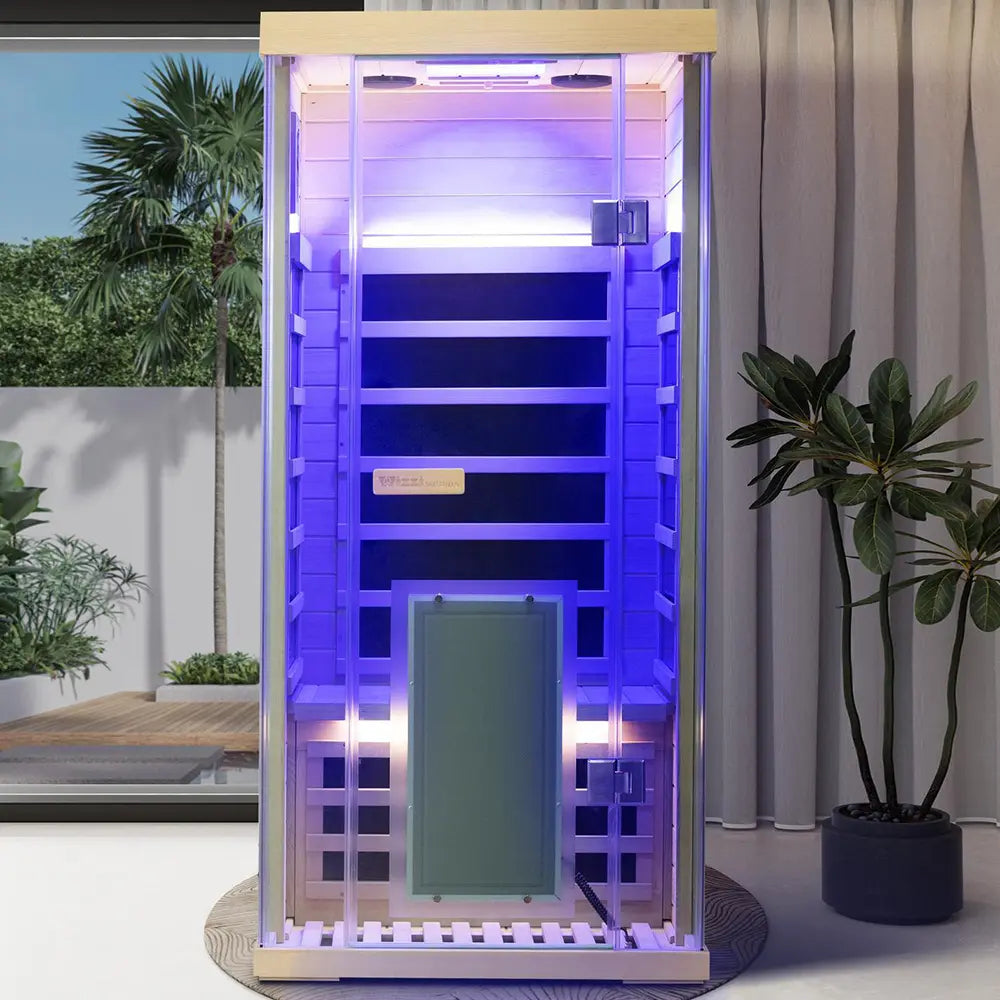 Wizzisaunas SH01 Full Spectrum1 Person Infrared Sauna Low EMF image 20