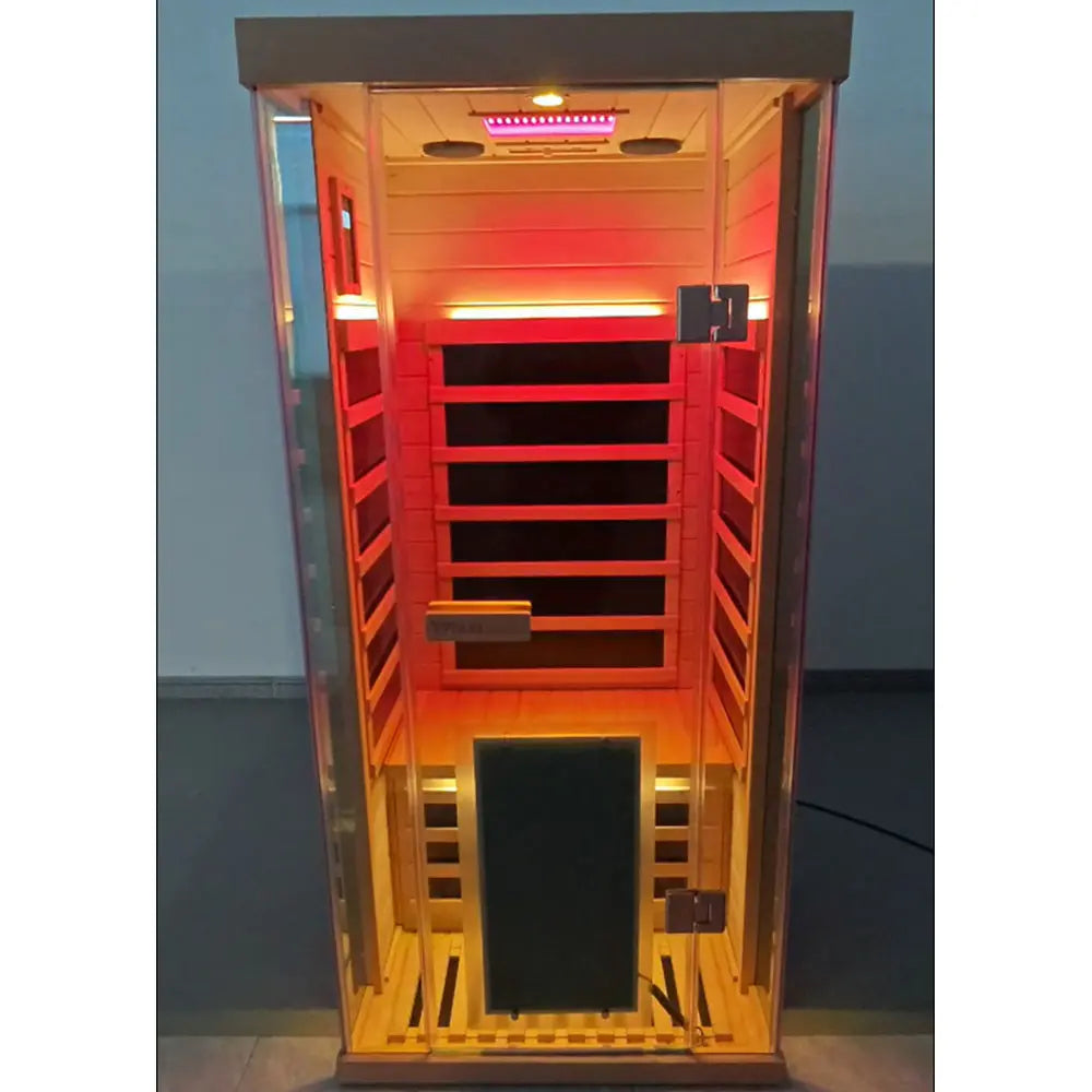 Wizzisaunas SH01 Full Spectrum1 Person Infrared Sauna Low EMF image 8