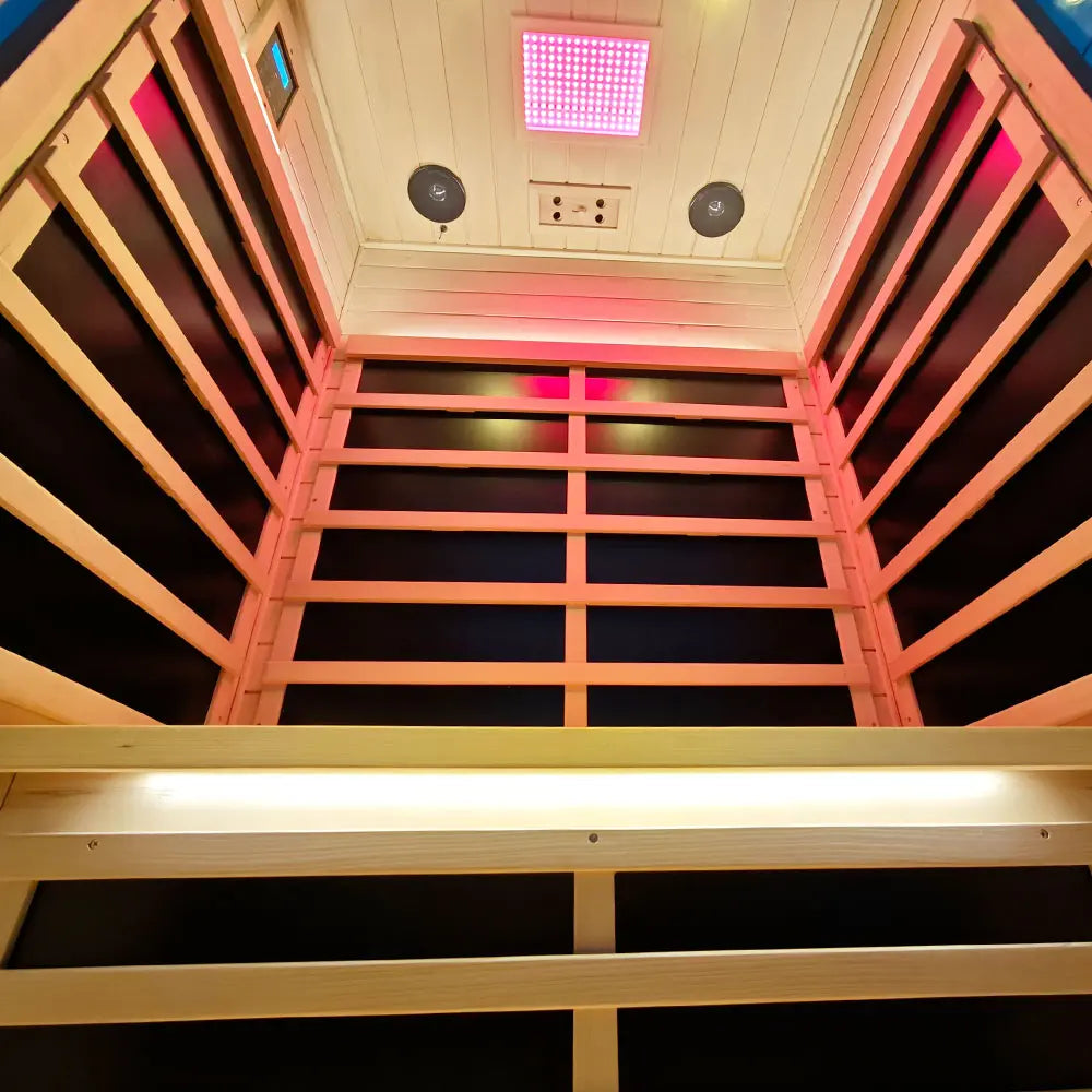 Wizzisaunas SH02 2 Person Full Spectrum Infrared Sauna Low EMF image 1