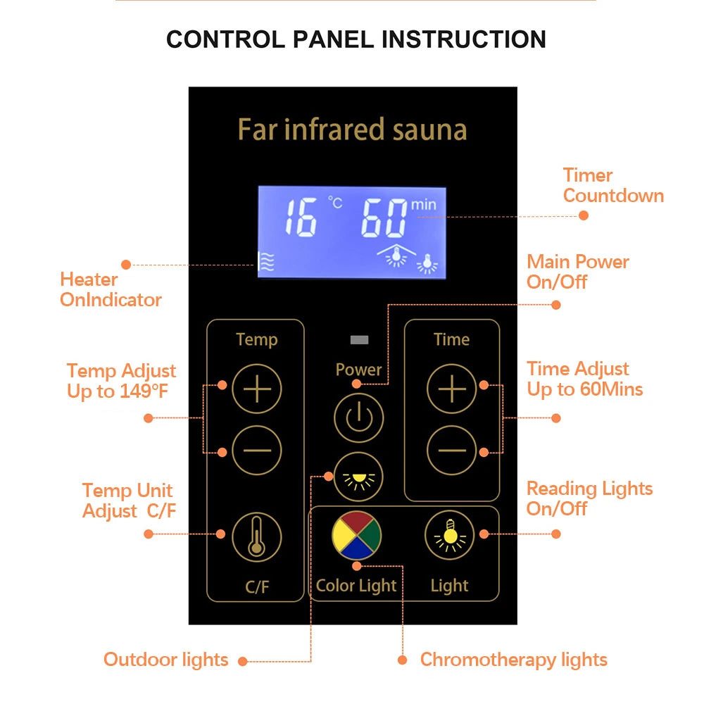 Wizzisaunas SH02 2 Person Full Spectrum Infrared Sauna Low EMF image 8