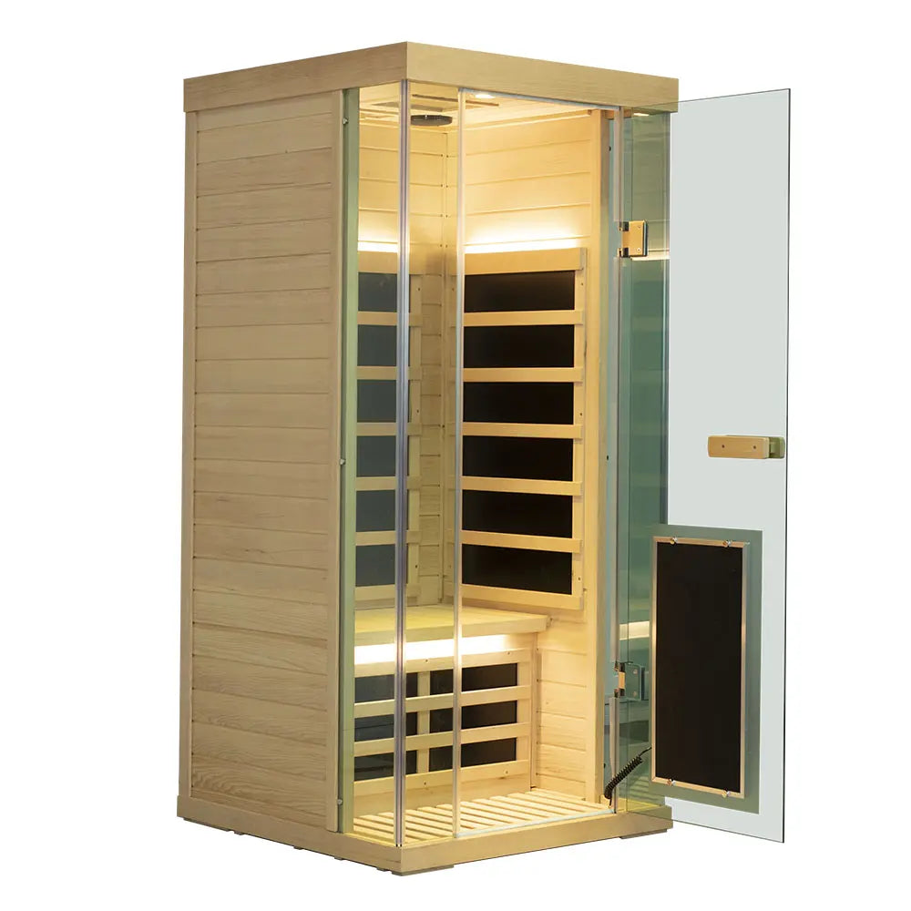Wizzisaunas SH01 Full Spectrum1 Person Infrared Sauna Low EMF image 13