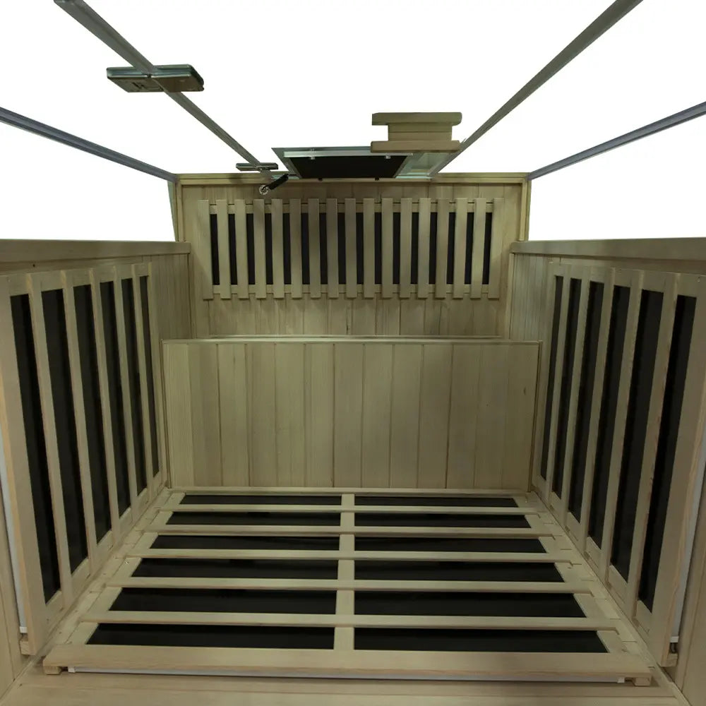 Wizzisaunas SH02 2 Person Full Spectrum Infrared Sauna Low EMF image 12