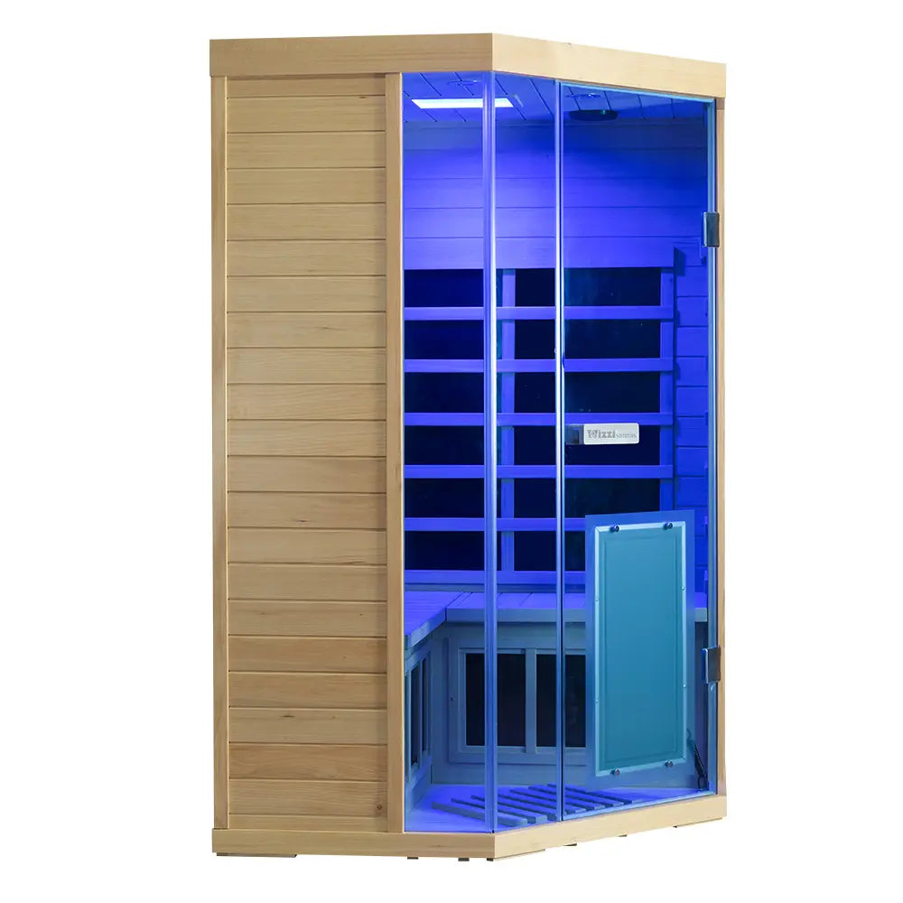 Wizzisaunas SH07 2-3 Person Full Spectrum Infrared Sauna low EMF image 15