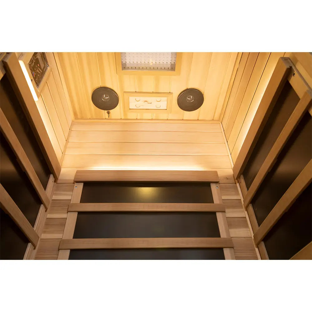 Wizzisaunas SR01 1 Person Red Cedar Full Spectrum Infrared Sauna Low EMF image 4