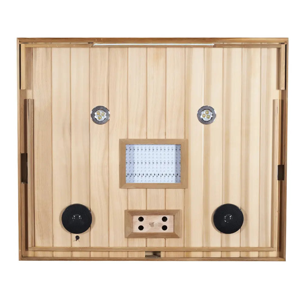 Wizzisaunas SR02 2 Person Red Cedar Full Spectrum Infrared Sauna low EMF image 6