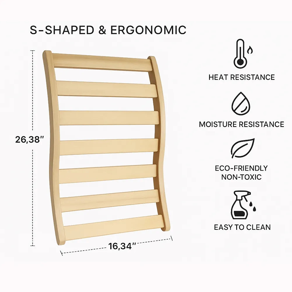 Sauna Backrest