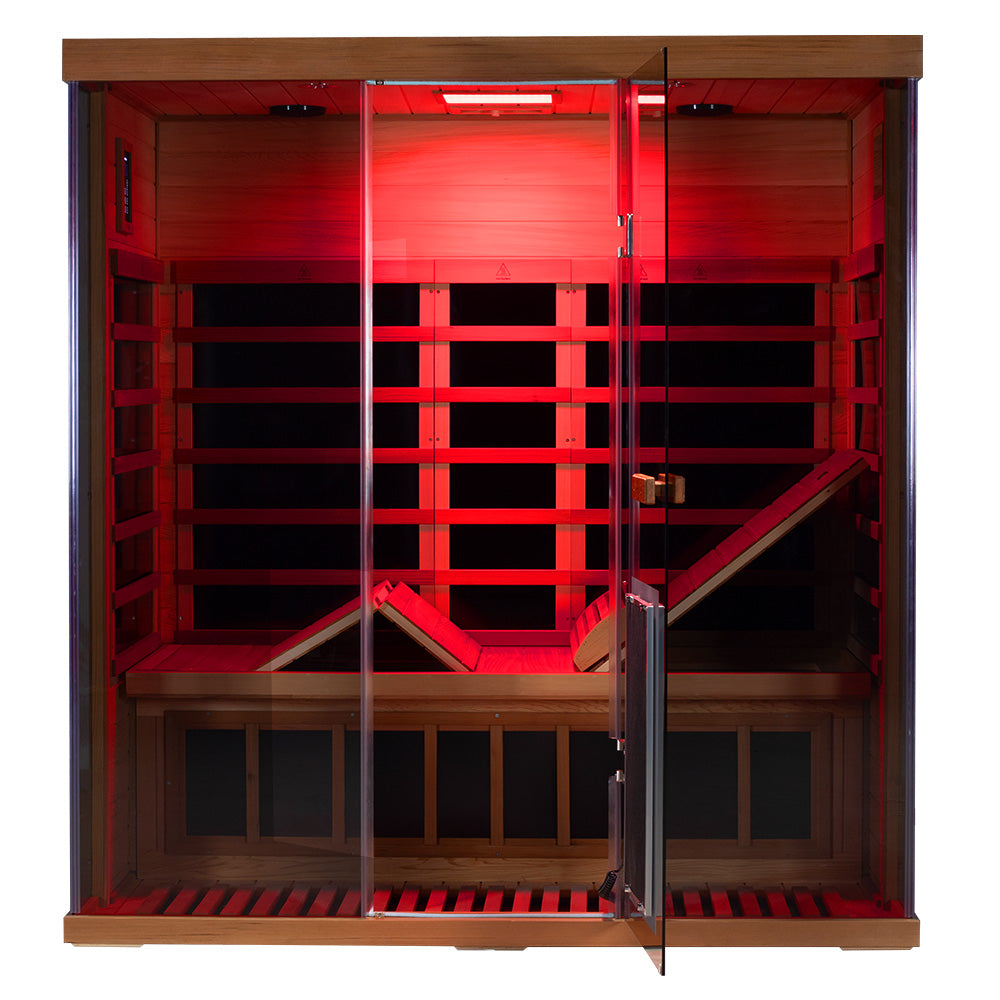 Wizzisauna S03 3-Person Far Infrared Sauna | Full-Spectrum Light Therapy & Smart App– Pre-Order, Ships October 15