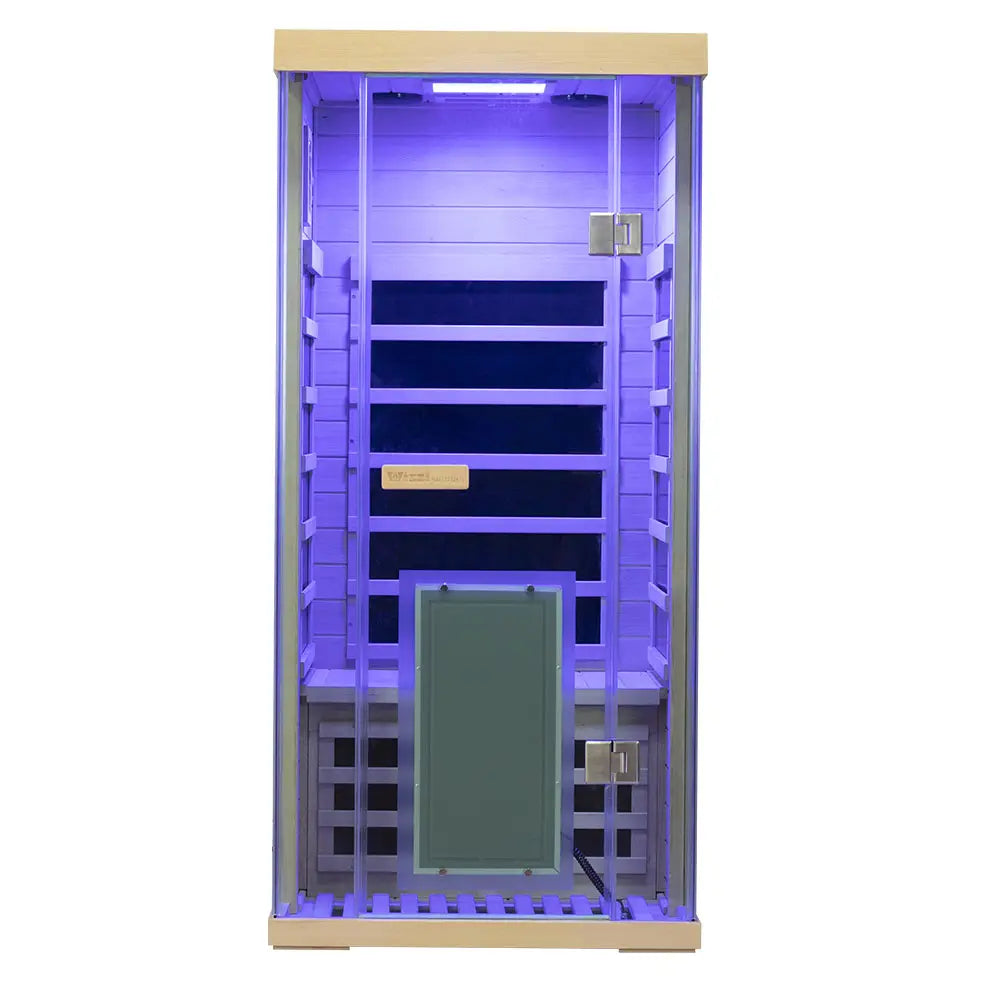 Wizzisaunas SH01 Full Spectrum1 Person Infrared Sauna Low EMF image 22
