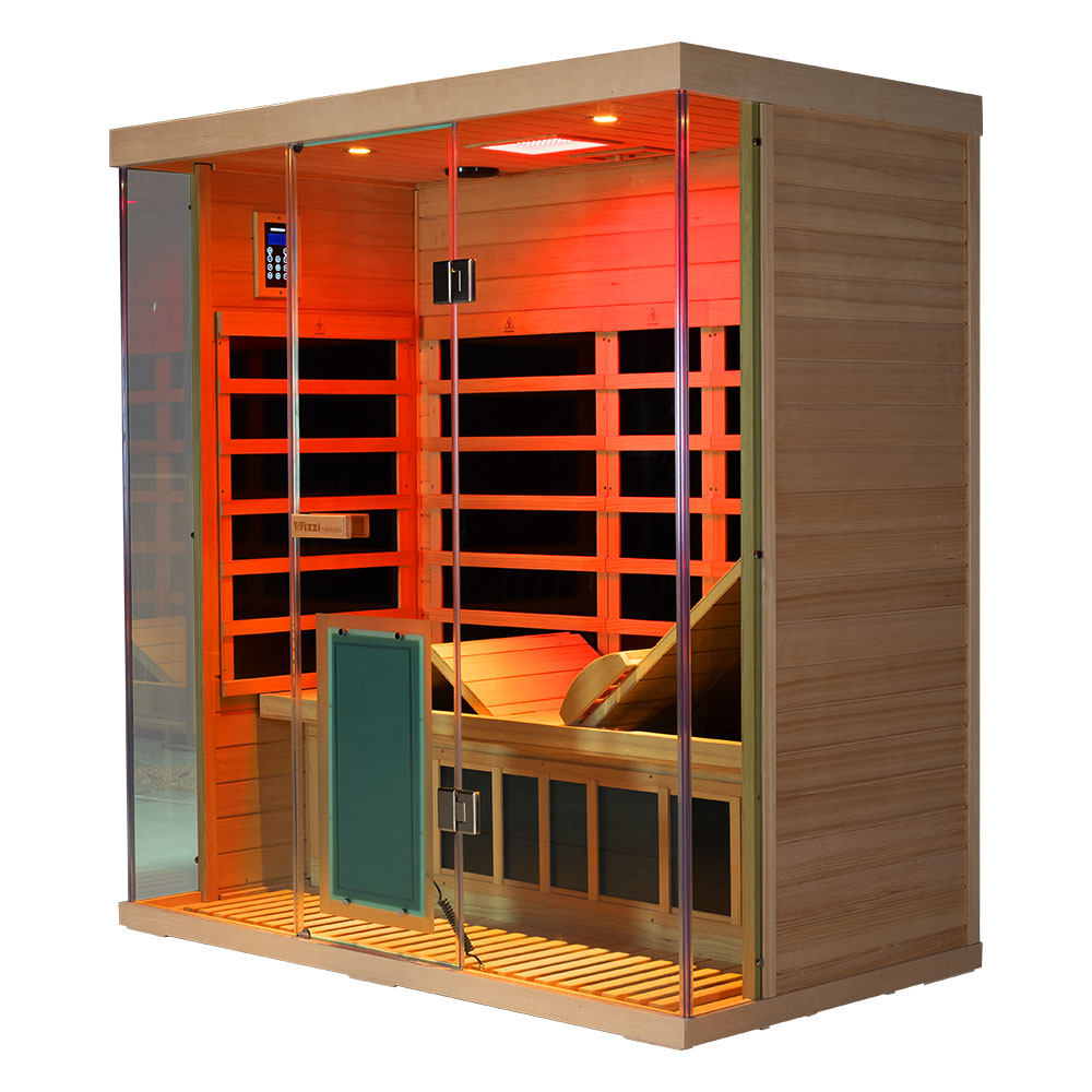 Wizzisauna S03 3-Person Far Infrared Sauna | Full-Spectrum Light Therapy & Smart App– Pre-Order, Ships October 15