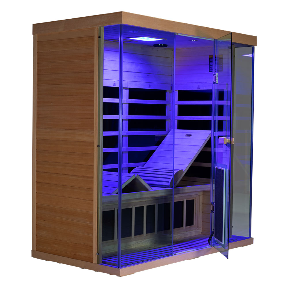 Wizzisauna S03 3-Person Far Infrared Sauna | Full-Spectrum Light Therapy & Smart App– Pre-Order, Ships October 15