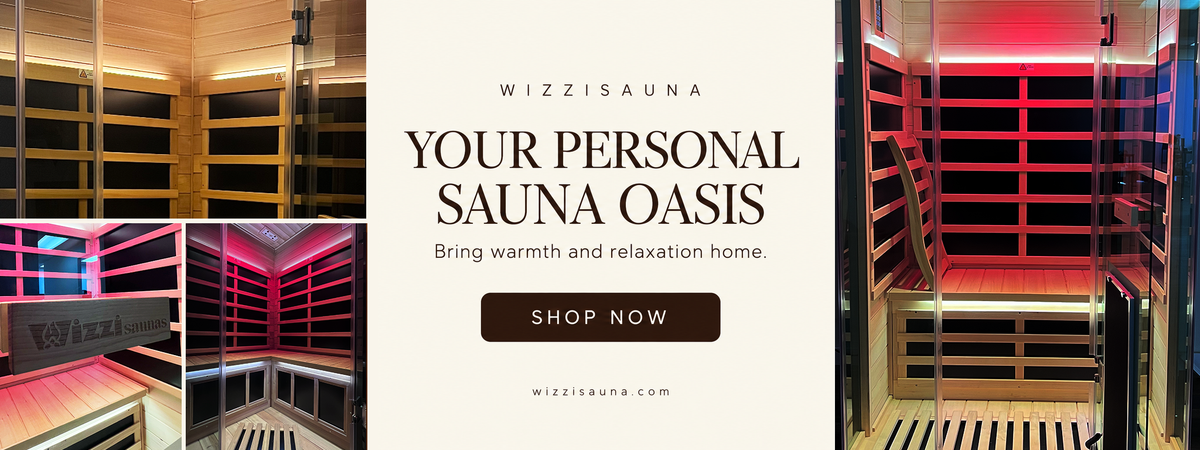 WizziSauna low-EMF infrared saunas with red light therapy and Canadian cedar interior, available at our Jurupa Valley, California location.