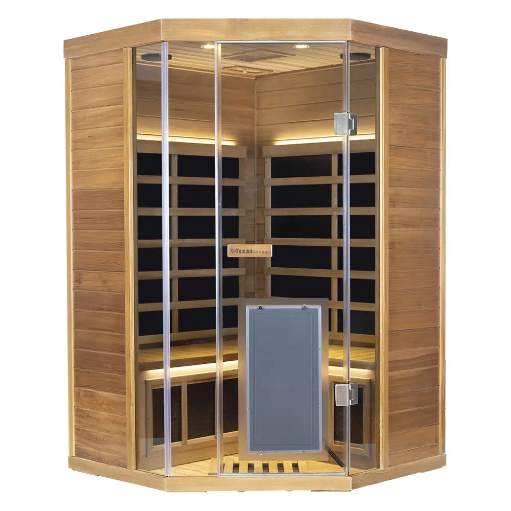 Wizzisaunas SR07 2-3 Person Full Spectrum Infrared Sauna Red Cedar Low EMF image 5