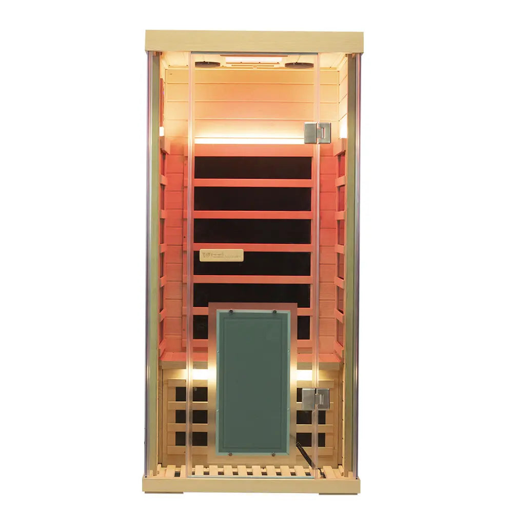 Wizzisaunas SH01 Full Spectrum1 Person Infrared Sauna Low EMF image 0