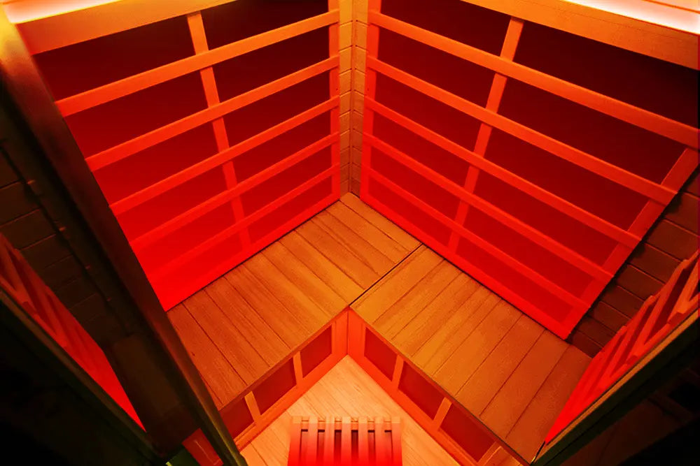 Wizzisaunas SR07 2-3 Person Full Spectrum Infrared Sauna Red Cedar Low EMF image 10